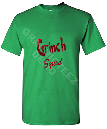 Grinch Squad vinyl shirt