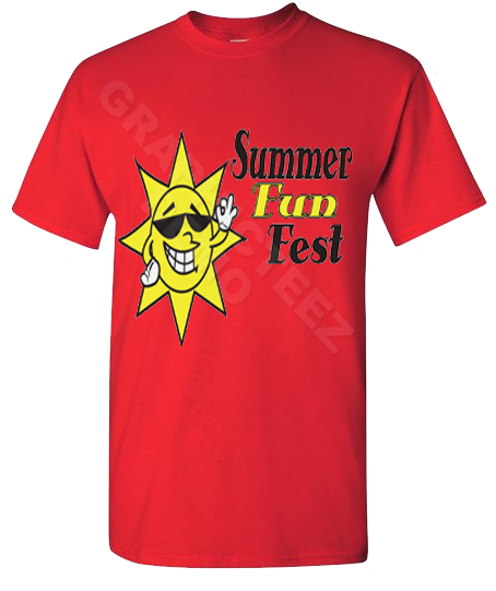 Summer Fun Fest vinyl shirt
