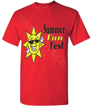 Summer Fun Fest vinyl shirt